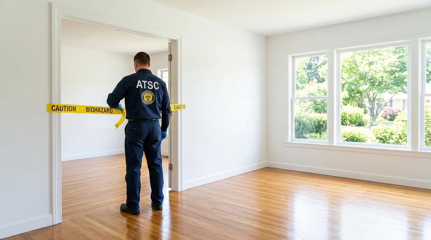 Certified biohazard cleanup crew performing Crime Scene Cleanup in Foothill Ranch